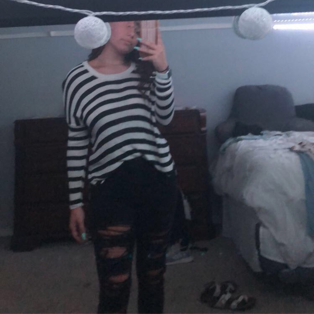 striped sweater
